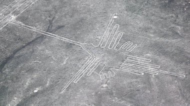 Sinekkuşu Nazca Çizgileri, Peru 'nun güneyindeki Nazca Çölü' nde bulunan bir dizi antik geogliftir. 1994 yılında UNESCO Dünya Mirasları Listesi olarak belirlendi.. 