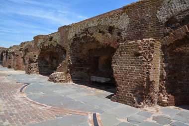 CHARLESTON SOUTH CAROLINA 06 25 2016: Fort Sumter is a sea fort in Charleston notable for 2 battles of the American Civil War. was one of a number of many special forts planned after the War of 1812