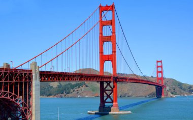 Golden Gate Köprüsü, San Francisco, California, ABD.
