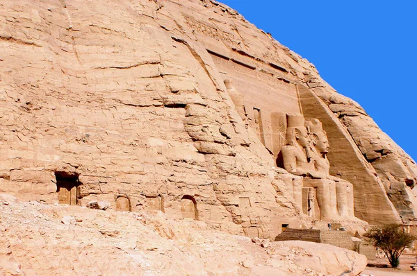 Abu Simbel 2008 Abu Simbel Tempels Zijn Twee Enorme Rotstempels — Stockfoto