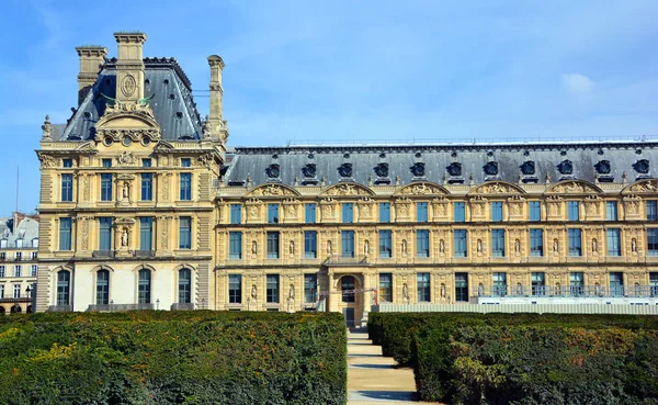 Parigi Francia Ottobre Dettagli Museo Del Louvre Con Milioni Visitatori — Foto Stock