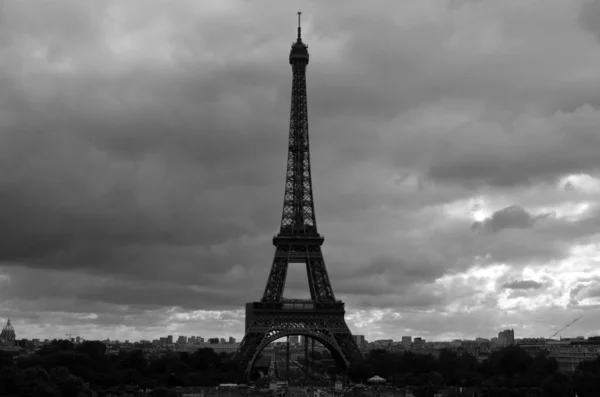 Paris Frankreich Oktober 2013 Der Eiffelturm Tour Eiffel Ist Ein — Stockfoto