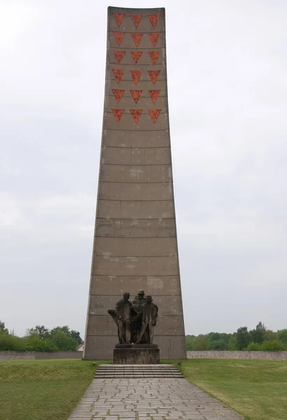 Sachsenhausen Oranienburg Germany Monumento Conmemorativo Sachsenhausen Los Presos Políticos Que —  Fotos de Stock