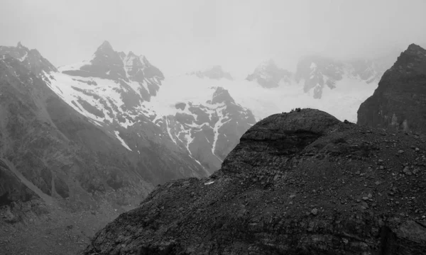 Krajina Hory Monte Fitz Roy Národním Parku Los Glaciares Patagonia — Stock fotografie