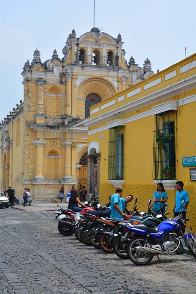 Antigua Guatemala May 2016年5月2日 Merced Church和Monastery是瓜地马拉征服后最早建立修道院的教堂之一 但教堂的实际建造却充满了问题 — 图库照片