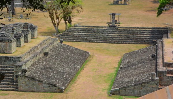 Copan Honduras Campo Ballo Copan Sito Archeologico Della Civiltà Maya — Foto Stock