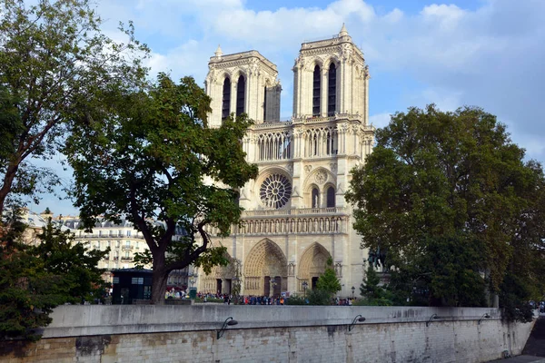 Notre Dame Paris Cathedral Parijs Frankrijk — Stockfoto