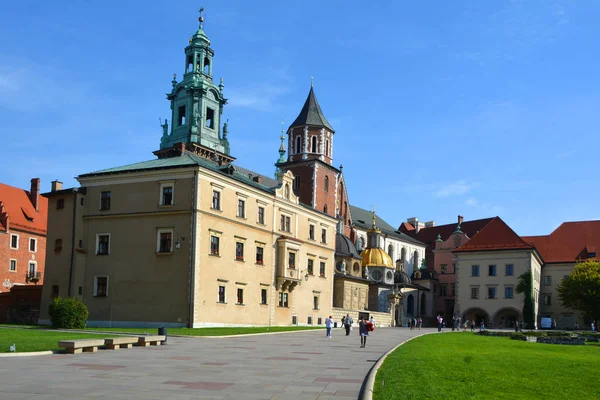 Política Krakow Castillo Wawel Una Residencia Castillo Construido Petición Del — Foto de Stock