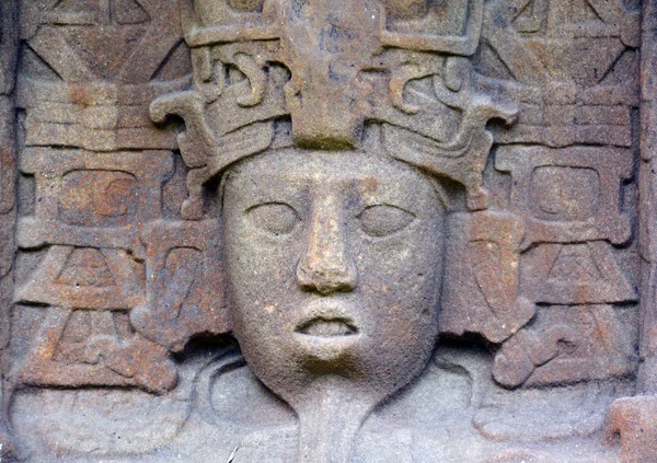 Guatemala Tikal Estelas Maias São Monumentos Que Foram Formados Pela — Fotografia de Stock