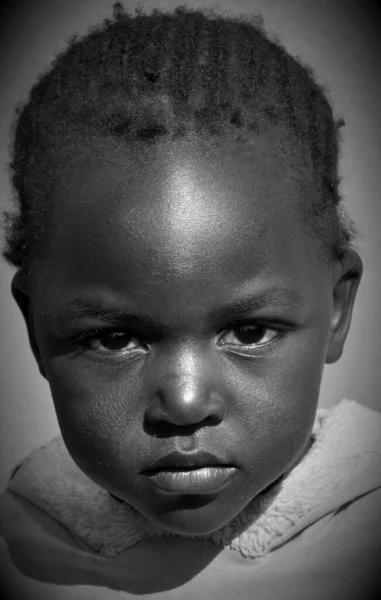 Swakopmund Namibia Octubre 2014 Niño Identificado Que Vive Barriada Mondesa —  Fotos de Stock