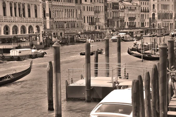 Venice Června Velký Průplav Června 2011 Italských Benátkách Venice Město — Stock fotografie