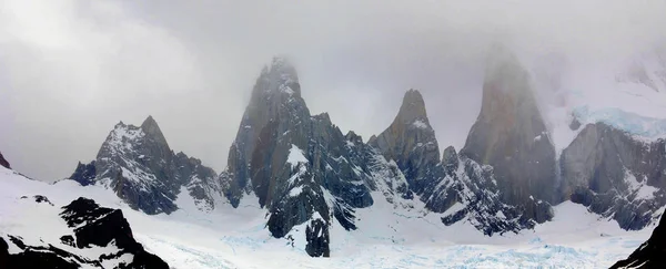 Paysage Montagne Monte Fitz Roy Dans Parc National Los Glaciares — Photo