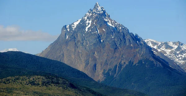 Het Beagle Channel Patagonia Argentina Ontwikkelt Zich Tussen Verschillende Eilanden — Stockfoto