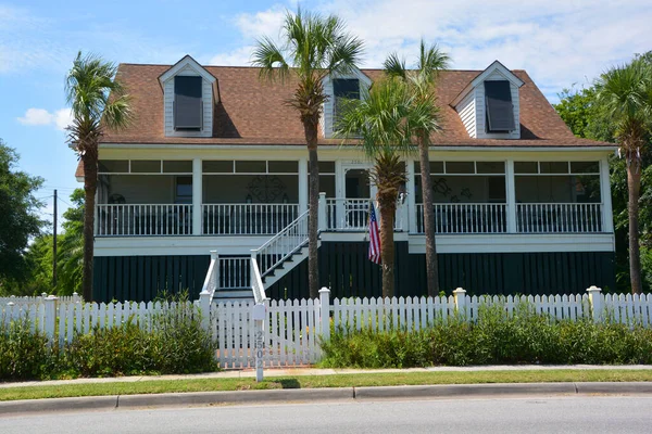 Charleston South Carolina Usa June 2016 Исторические Дома Вдоль Батареи — стоковое фото