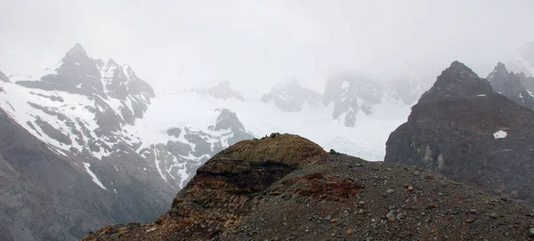 Landschaft Des Monte Fitz Roy Nationalpark Los Glaciares Patagonien Der — Stockfoto