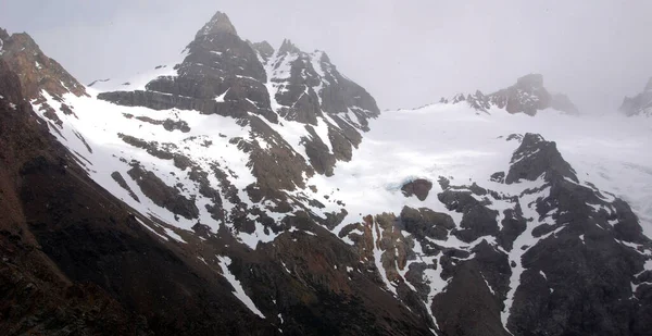 Krajina Hory Monte Fitz Roy Národním Parku Los Glaciares Patagonia — Stock fotografie