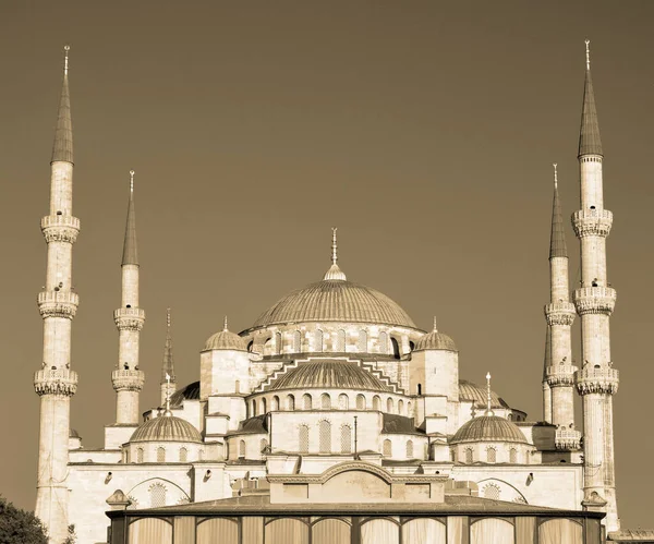 Estambul Turket Octubre 2013 Minaretes Mezquita Sultán Ahmed Mezquita Azul —  Fotos de Stock