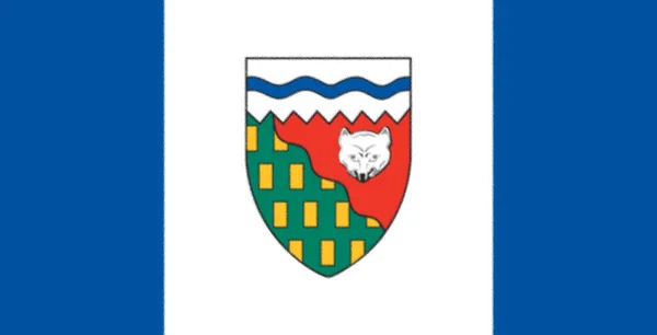 Флаг Северо Западных Территорий — стоковое фото