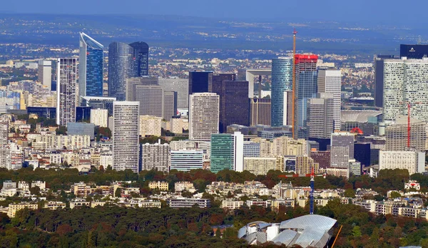 Letecký Pohled Město Frankfurt Nad Mohanem Německu — Stock fotografie