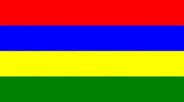 Bandeira Mauritius Textura Fundo — Fotografia de Stock