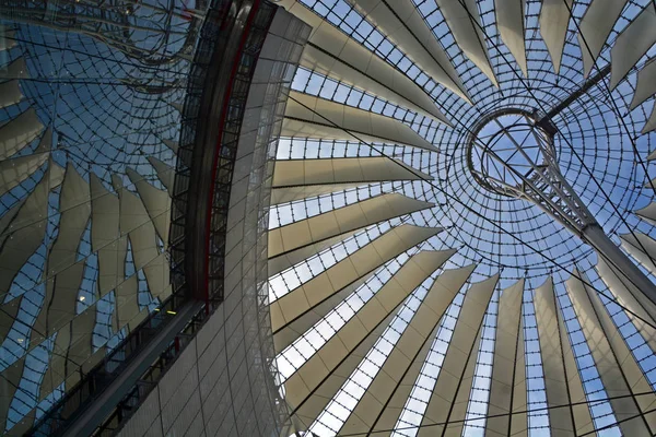 Berlin Germany Potsdamer Platz Praça Potsdam Uma Importante Praça Pública — Fotografia de Stock