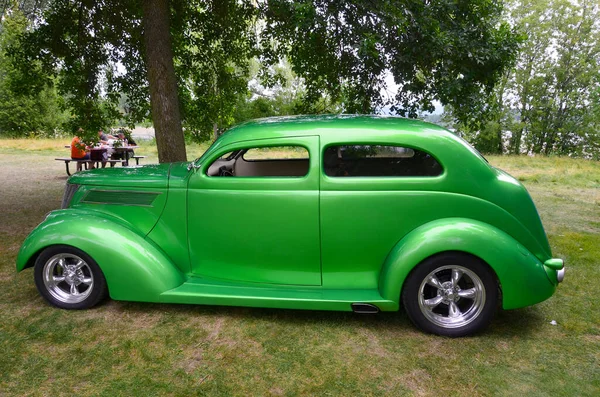 Granby Quebec Canada Juillet 2013 1937 Ford Berline Ligne Voitures — Photo