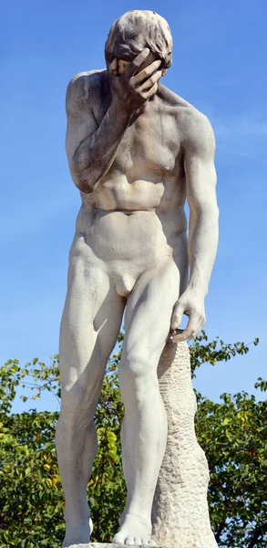 Estatua Antigua París Francia — Foto de Stock