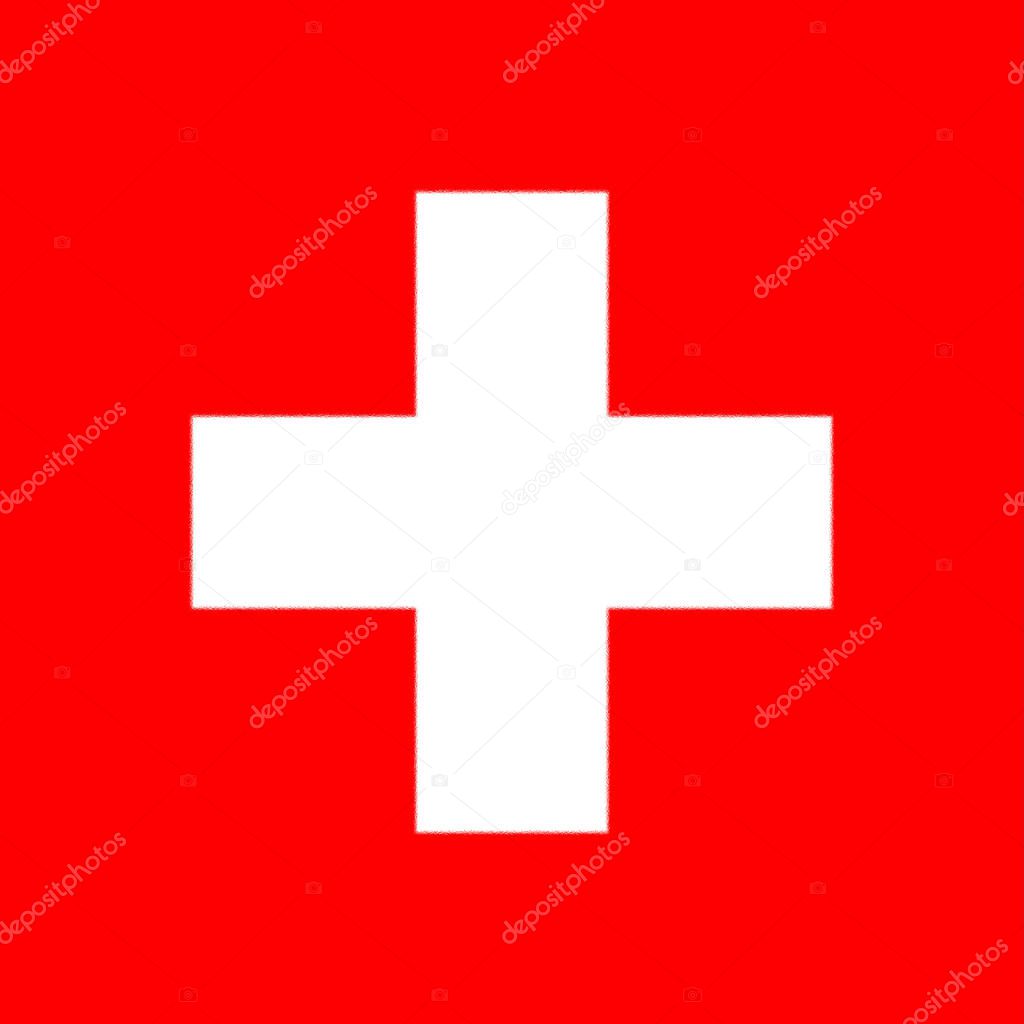 National flag correctly designed to specifications, Switzerland