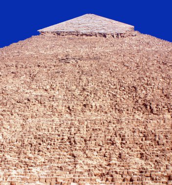 CAIRO EGYPT 11 22 10:  Great Pyramid of Giza also known as the Pyramid of Khufu or the Pyramid of Cheops is the oldest and largest of the three pyramids in the Giza pyramid 