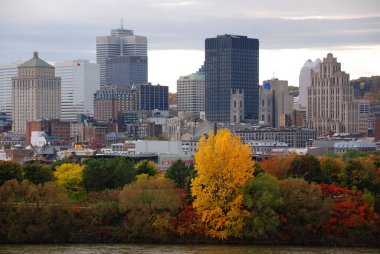 Montreal, Kanada havadan görünümü