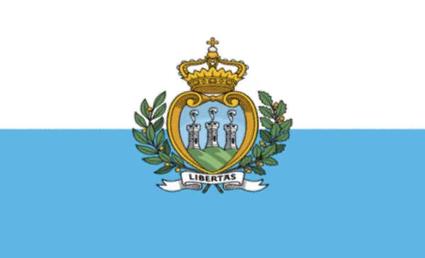 Vektorbild San Marino Flaggan Andel Eps10 — Stockfoto