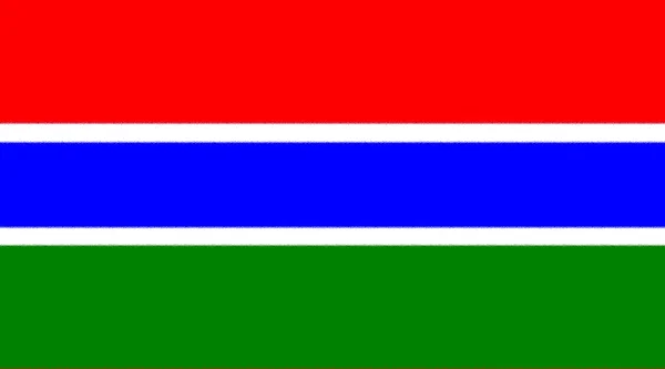 Gambia Flagge Hintergrund Textur — Stockfoto