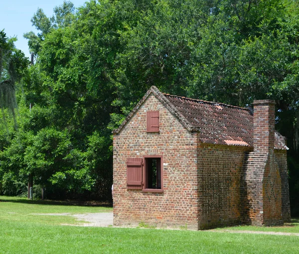 Carolina Del Sur Charleston Junio 2016 Cabañas Esclavos Plantación Boone —  Fotos de Stock