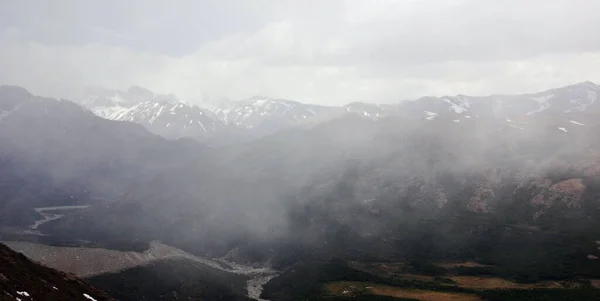 Krajina Hory Monte Fitz Roy Národním Parku Los Glaciares Patagonia — Stock fotografie