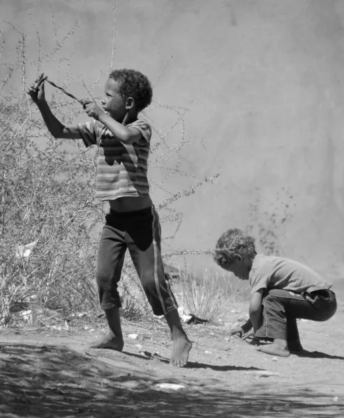 Swakopmund Namibia 2014 Unbekanntes Kind Das 2014 Mondesa Slum Von — Stockfoto