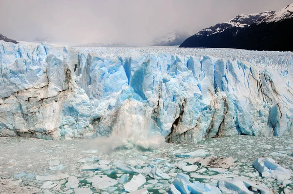 Glaciar Perito Moreno Glaciar Localizado Parque Nacional Los Glaciares Província — Fotografia de Stock