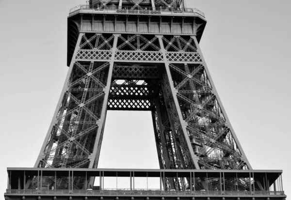 Paris França Outubro Close Torre Eiffel Tour Eiffel Outubro 2013 — Fotografia de Stock