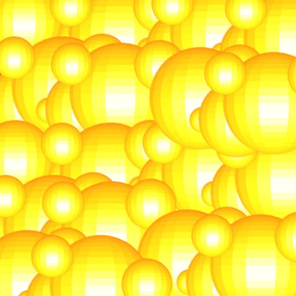 Κίτρινες Μεταλλικές Γυαλιστερές Γυάλινες Μπάλες Μοτίβο — Φωτογραφία Αρχείου