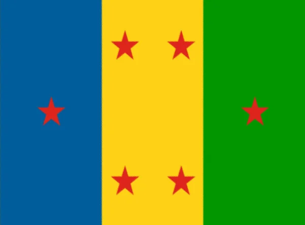 Ogoni Människor Etniska Nigeria Land Flagga Dator Genererad — Stockfoto