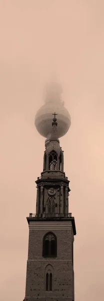 Παλιά Εκκλησία Στο Βερολίνο Γερμανία — Φωτογραφία Αρχείου