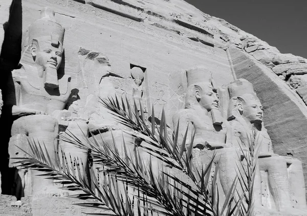 Abu Simbel 2008 Abu Simbel Chrámy Jsou Dva Masivní Skalní — Stock fotografie