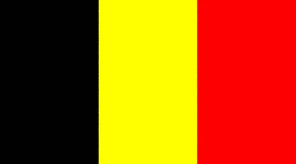 Vlag Van België Achtergrond Textuur — Stockfoto