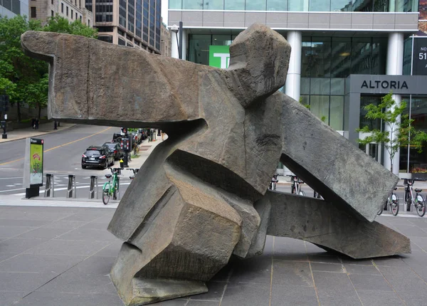 Montreal Quebec Canada Ming Taichi Van Ming Een Taiwanese Beeldhouwer — Stockfoto