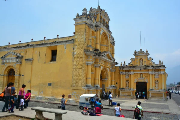 Antigua Guatemala May 2016 Iglesia Merced Antigua Guatemala Іконічна Церква — стокове фото