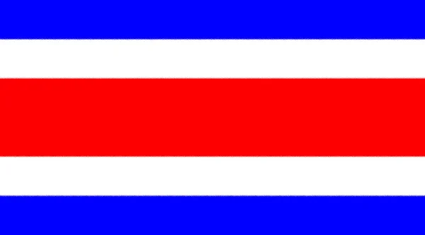 Vlag Van Costa Rica Vectorillustratie — Stockfoto
