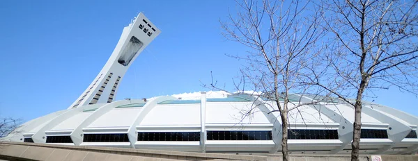 Montreal Canada Feb Het Olympisch Stadion Toren Van Montreal Februari — Stockfoto