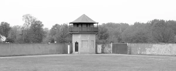 Sachsenhausen Oranienburg Germany Mirador Antigo Campo Concentração Nazista Agora Memorial — Fotografia de Stock
