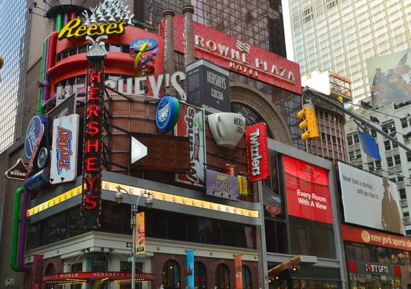 New York City Okt Times Square Med Broadway Theaters Och — Stockfoto