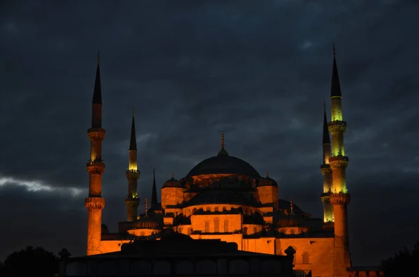 Estambul Turket Octubre 2013 Mezquita Sultán Ahmed Mezquita Azul Una —  Fotos de Stock