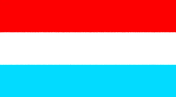 Luxemburg Flag Luxemburg National Flag Illustration Symbol — стокове фото